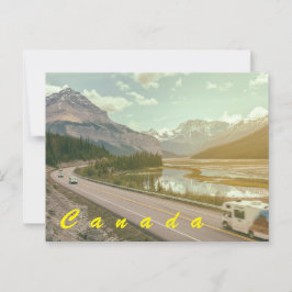 Icefield Parkway, Kanada Postkarte
