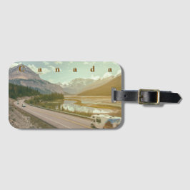 Icefield Parkway Road Canada Gepäckanhänger