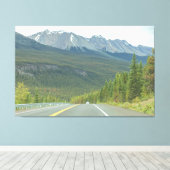 Icefield Parkway Road Leinwanddruck (Insitu (Holzboden))