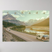 Icefield Parkway Road Poster (Vorne)