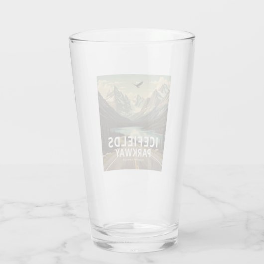 Icefields Parkway Alberta Canada Eagle Glas (Rückseite)