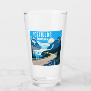 Icefields Parkway Alberta Canada Landscape Glas