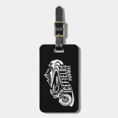 Icefields Parkway Alberta Canada Motorrad Gepäckanhänger (Vorderseite vertikal)