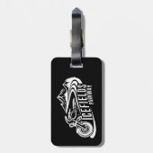 Icefields Parkway Alberta Canada Motorrad Gepäckanhänger (Rückseite vertikal)