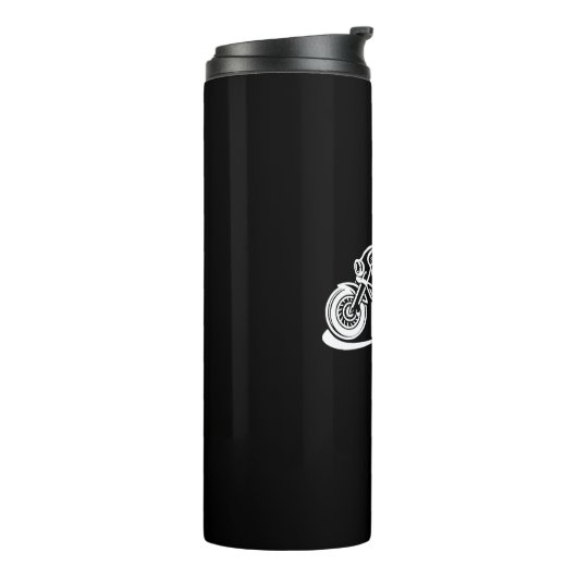 Icefields Parkway Alberta Canada Motorrad Thermosbecher (Nach links gedreht)