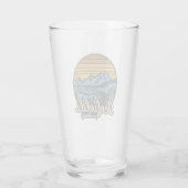 Icefields Parkway Alberta Canada Retro Glas (Rückseite)