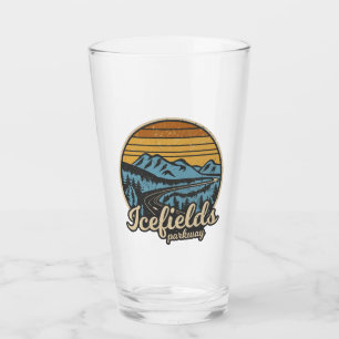Icefields Parkway Alberta Canada Retro Glas