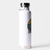 Icefields Parkway Alberta Canada Retro Trinkflasche (Rechts)