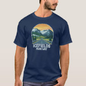 Icefields Parkway Alberta Kanada Vista T-Shirt (Vorderseite)