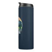 Icefields Parkway Alberta Kanada Vista Thermosbecher (Nach rechts gedreht)