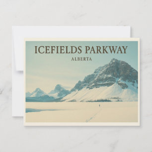 Icefields Parkway Alberta – Kanadische Rocky Mount Postkarte