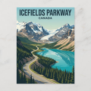 Icefields Parkway Kanada Postkarte