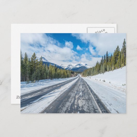 Icefields Postkarte (Vorne/Hinten)