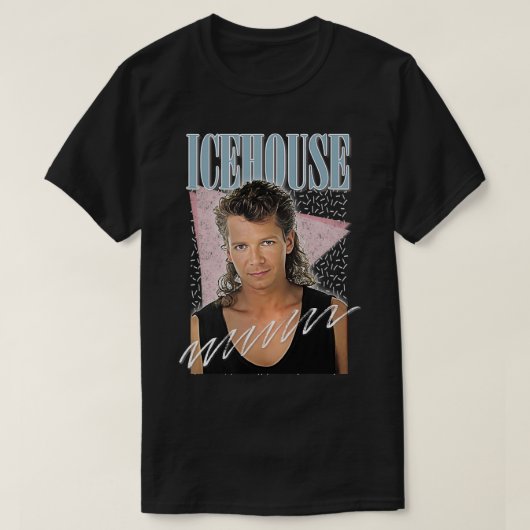Icehouse Vintag Look Fan Art Design T-Shirt (Design vorne)