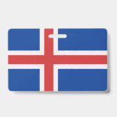 Iceland flag ausweis (Rückseite)