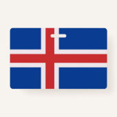 Iceland flag ausweis (Rückseite)