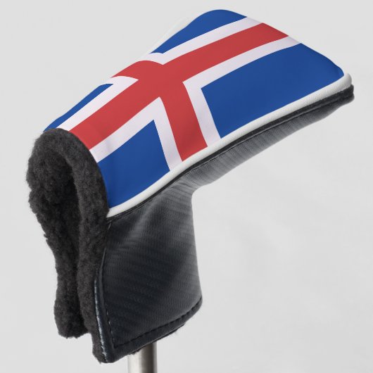 Iceland flag golf headcover (3/4 Vorderseite)