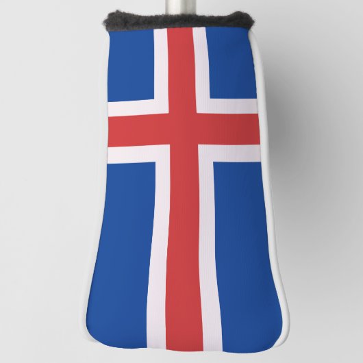 Iceland flag golf headcover (Rotieren 90)