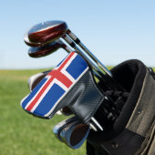 Iceland flag golf headcover (In Situ)