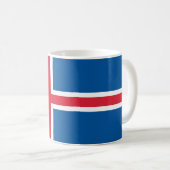 Iceland flag kaffeetasse (VorderseiteRechts)