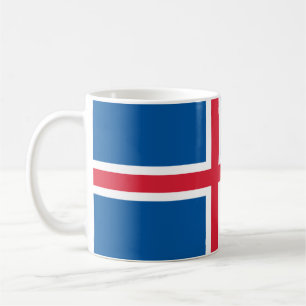 Iceland flag kaffeetasse
