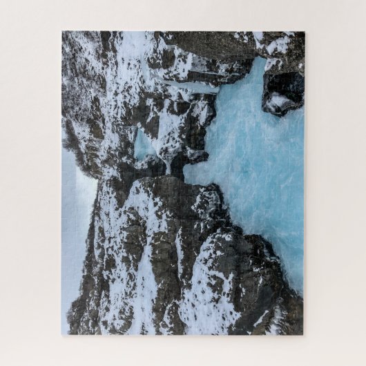 Iceland Jigsaw Puzzle - Barnafoss waterfall (Vertikal)