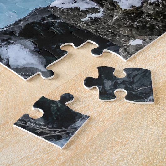 Iceland Jigsaw Puzzle - Barnafoss waterfall (Seite)