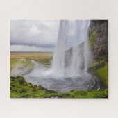 Iceland Jigsaw Puzzle - Seljalandsfoss Waterfall (Horizontal)