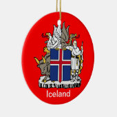 ICELAND* Keramik-Weihnachtsverzierung Keramikornament (Rechts)