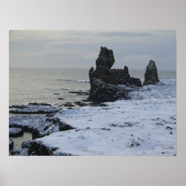 Iceland Londrangar Poster