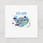 Iceland map begleitkarte (Vorderseite)