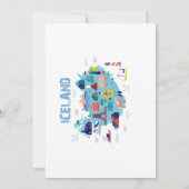 Iceland map einladung (Rückseite)