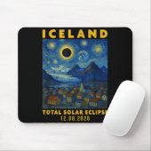 Iceland Total Solar Eclipse 2026 Mousepad (Mit Mouse)