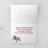 Icelandic Horse Christmas Karte (Innenseite)