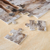 Icelandic Horse during winter on Iceland Puzzle (Seite)