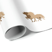 Icelandic Horse Geschenkpapier (Rolleneckpunkt)