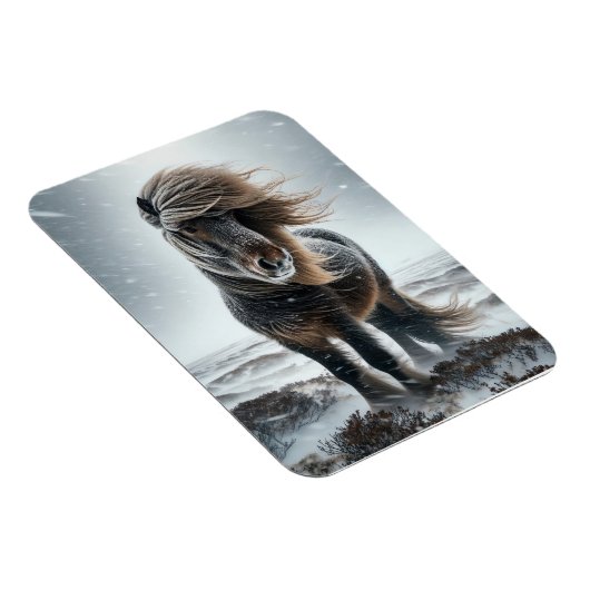 Icelandic Horse In its Element Magnet (Rechte Seite)