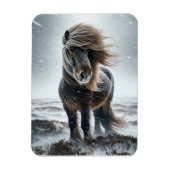 Icelandic Horse In its Element Magnet (Vertikal)