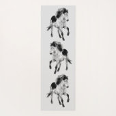 Icelandic horse in motion yogamatte (Rückseite)