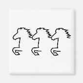 Icelandic Horse Magnet (Vorne)
