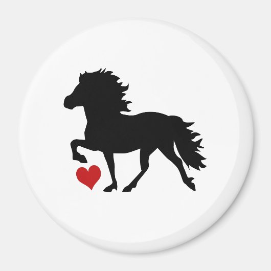 Icelandic Horse Magnet (Vorne)