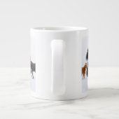 Icelandic Horse portrait Jumbo-Tasse (Rückseite)