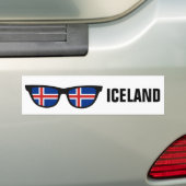 Icelandic Shades Custom Text & Color Autoaufkleber (Auf Auto)