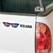 Icelandic Shades Custom Text & Color Autoaufkleber (Auf Lkw)
