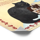 ICELANDIC WEIHNACHTEN CAT Legend of Jólakötturinn Poster (Ecke)