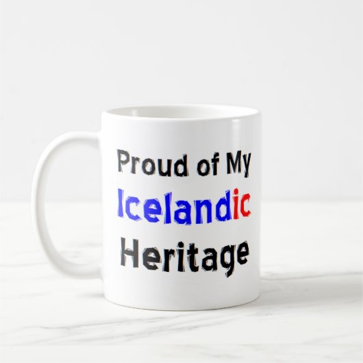 icelandische Kaffee-Tasse Kaffeetasse (Links)