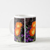 Icelanidc Mohnblumen-Tasse Kaffeetasse (Vorderseite Links)