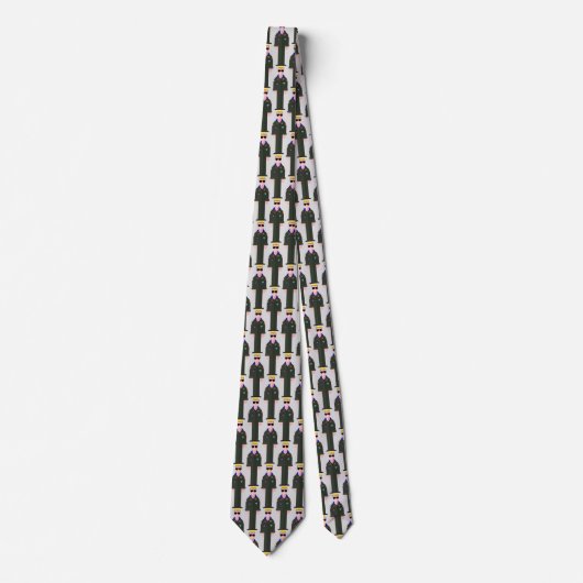 Iceman – 80s Icon Pattern Tie Krawatte (Vorderseite)
