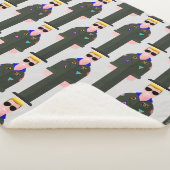 Iceman – Patterned Sherpa Blanket Sherpadecke (3/4)