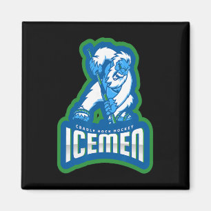 Icemen Cradle Rock Hockey Kontinentale Hockeyliga Magnet